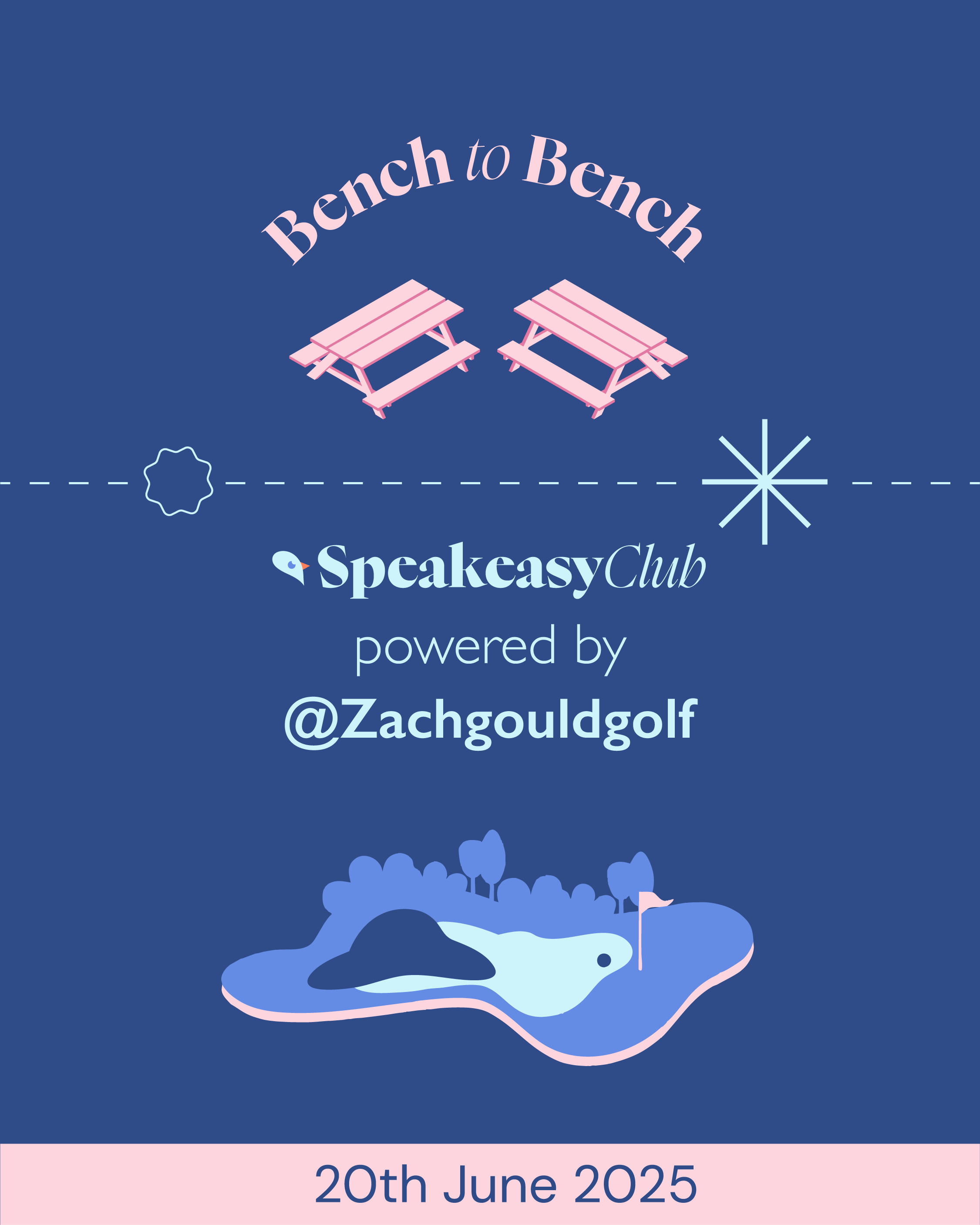 Fundraising for Bench2bench Charity walk - The 'Golf' one