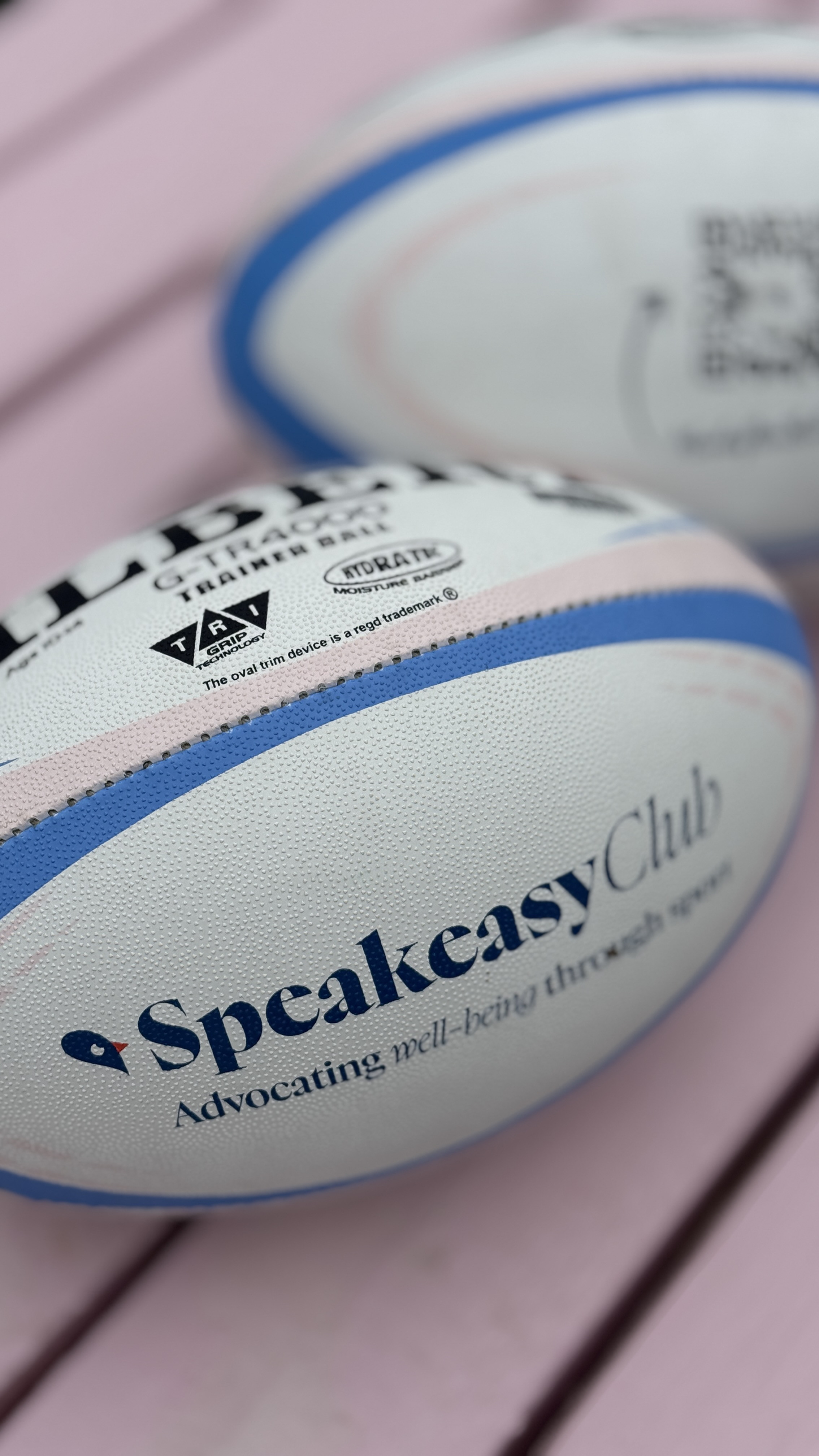 Speakeasy Club QR Code Gilbert Rugby Ball