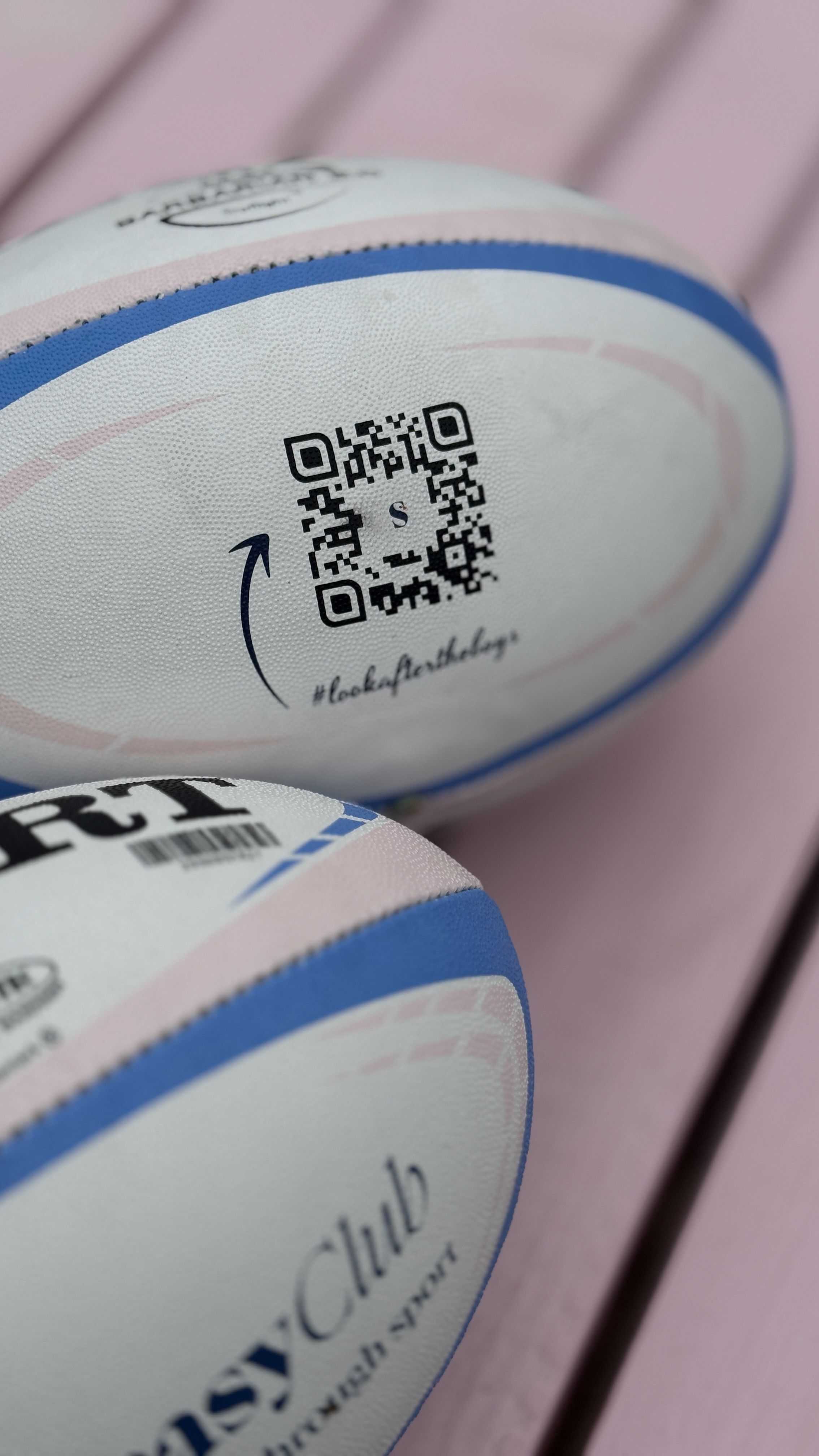 Speakeasy Club QR Code Gilbert Rugby Ball